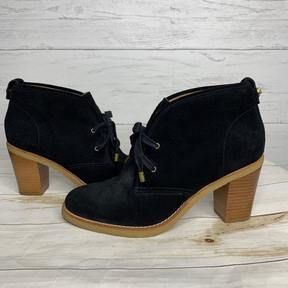 Coach Shoes - Coach Nikol Suede Lace Up Ankle Bootie